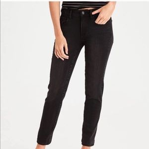American eagle dark black soft stretchy skinny
